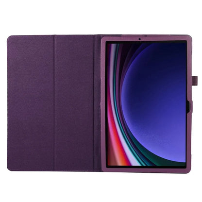 For Samsung Galaxy Tab S9+ Leather Case Bi-fold Stand Tablet Protective Cover