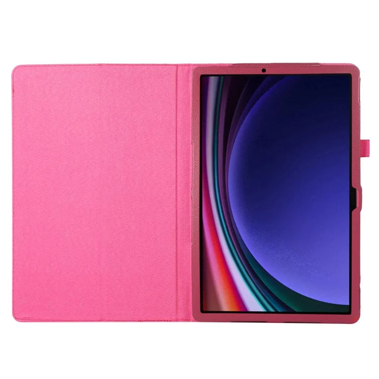 For Samsung Galaxy Tab S9+ Leather Case Bi-fold Stand Tablet Protective Cover