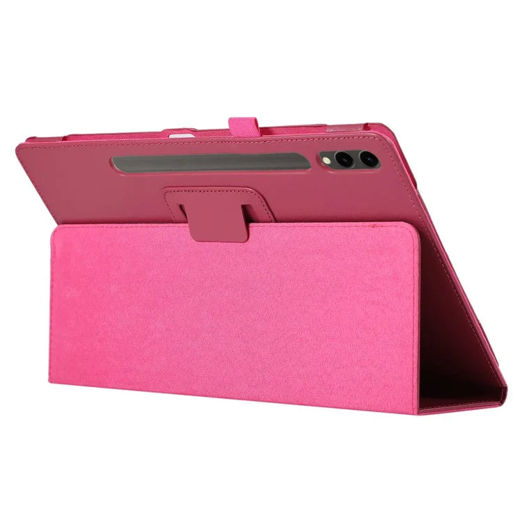 For Samsung Galaxy Tab S9+ Leather Case Bi-fold Stand Tablet Protective Cover