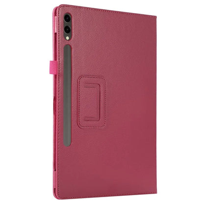 For Samsung Galaxy Tab S9+ Leather Case Bi-fold Stand Tablet Protective Cover