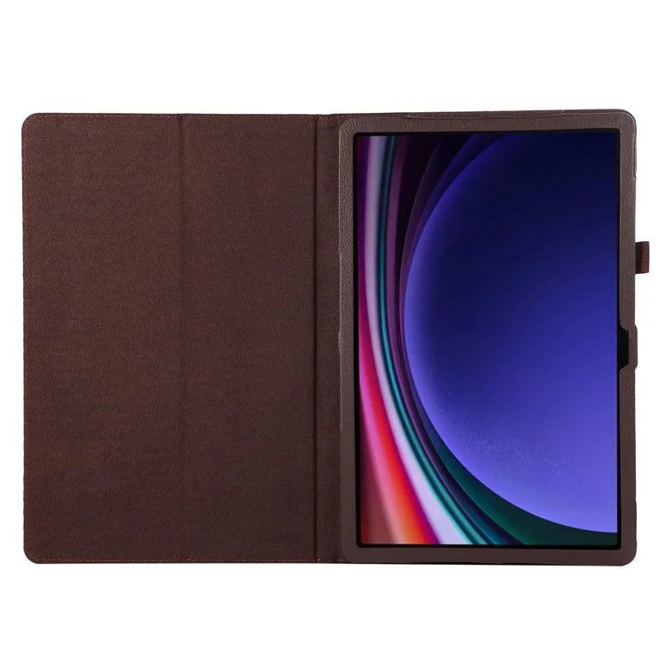 For Samsung Galaxy Tab S9+ Leather Case Bi-fold Stand Tablet Protective Cover
