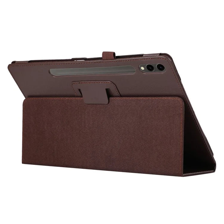 For Samsung Galaxy Tab S9+ Leather Case Bi-fold Stand Tablet Protective Cover