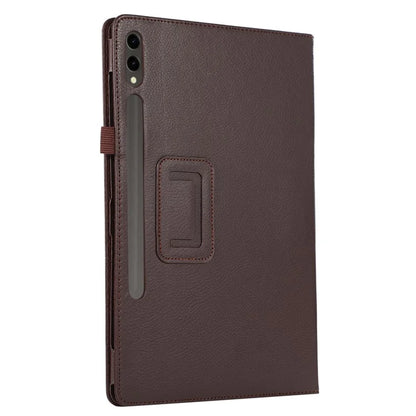 For Samsung Galaxy Tab S9+ Leather Case Bi-fold Stand Tablet Protective Cover