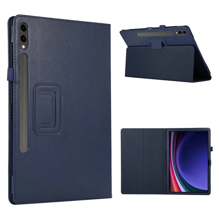 For Samsung Galaxy Tab S9+ Leather Case Bi-fold Stand Tablet Protective Cover