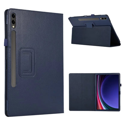 For Samsung Galaxy Tab S9+ Leather Case Bi-fold Stand Tablet Protective Cover