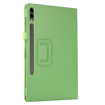 For Samsung Galaxy Tab S9+ Leather Case Bi-fold Stand Tablet Protective Cover