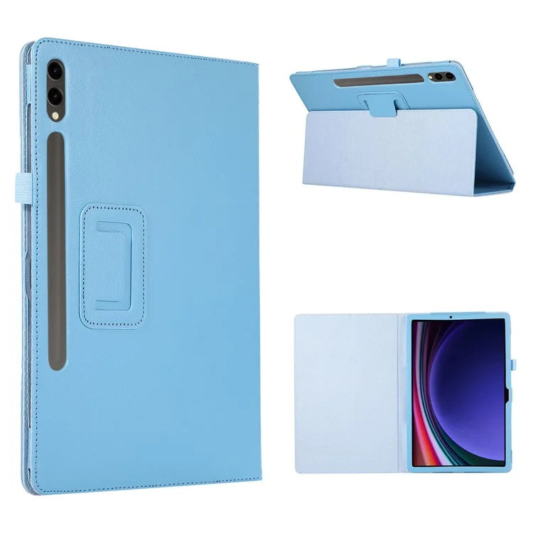 For Samsung Galaxy Tab S9+ Leather Case Bi-fold Stand Tablet Protective Cover