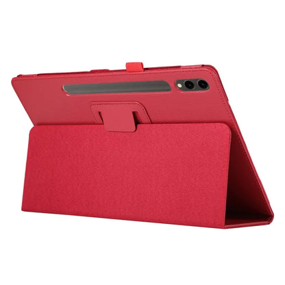 For Samsung Galaxy Tab S9+ Leather Case Bi-fold Stand Tablet Protective Cover