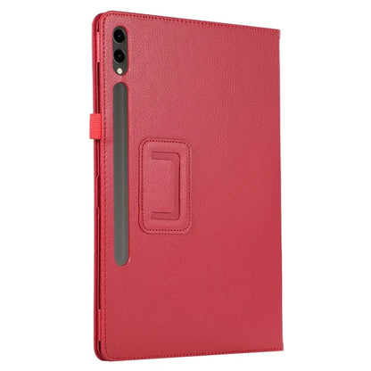 For Samsung Galaxy Tab S9+ Leather Case Bi-fold Stand Tablet Protective Cover
