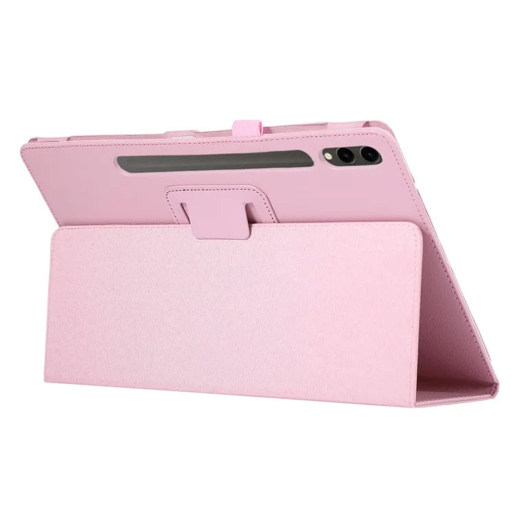 For Samsung Galaxy Tab S9+ Leather Case Bi-fold Stand Tablet Protective Cover