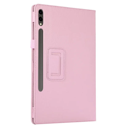 For Samsung Galaxy Tab S9+ Leather Case Bi-fold Stand Tablet Protective Cover
