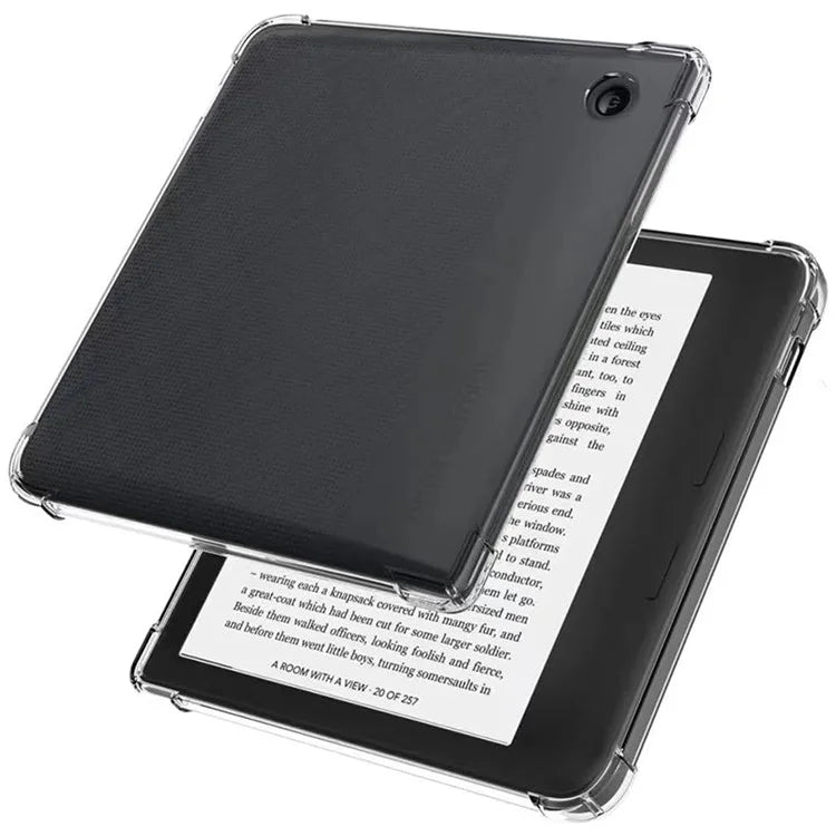 For Kobo Libra 2 Case Transparent Anti-drop Four Corner Tablet Cover