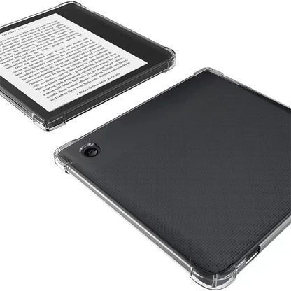 For Kobo Libra 2 Case Transparent Anti-drop Four Corner Tablet Cover