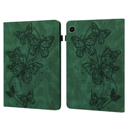 For Samsung Galaxy Tab A9 Case Butterfly Pattern PU Leather Stand Tablet Cover