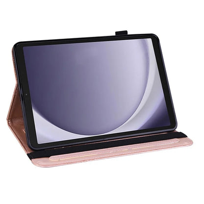 For Samsung Galaxy Tab A9 Case Butterfly Pattern PU Leather Stand Tablet Cover