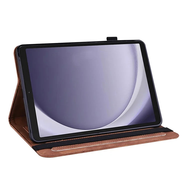For Samsung Galaxy Tab A9 Case Butterfly Pattern PU Leather Stand Tablet Cover