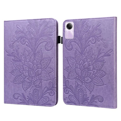 For Xiaomi Redmi Pad SE Case Flower Imprinted Leather Tablet Protective Cover