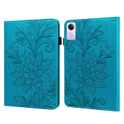 For Xiaomi Redmi Pad SE Case Flower Imprinted Leather Tablet Protective Cover
