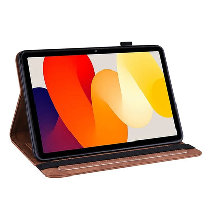 For Xiaomi Redmi Pad SE Case Flower Imprinted Leather Tablet Protective Cover