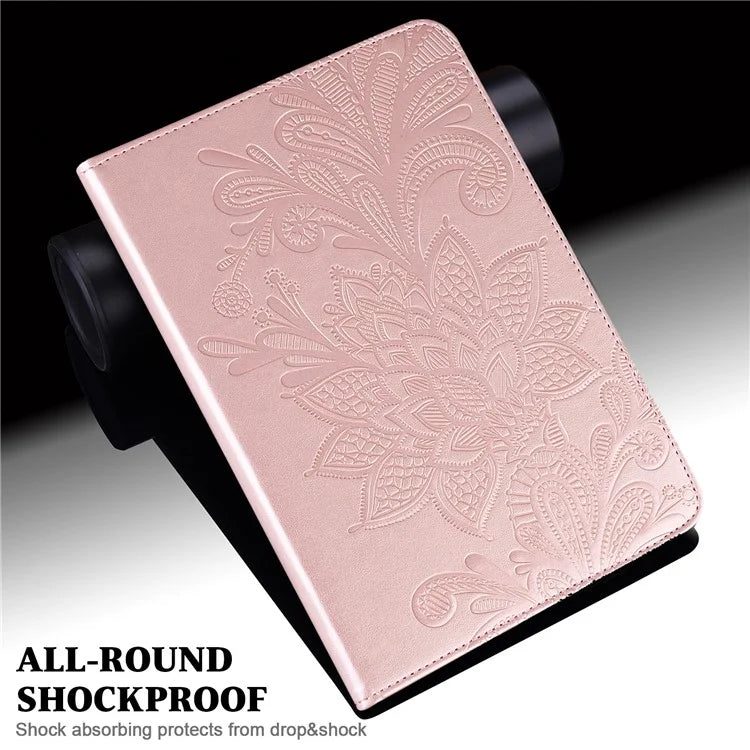 For Xiaomi Redmi Pad SE Case Flower Imprinted Leather Tablet Protective Cover