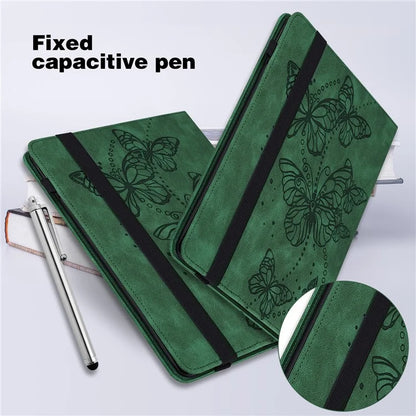 For Xiaomi Redmi Pad SE Case Butterfly Pattern Leather Tablet Cover with Card Slots