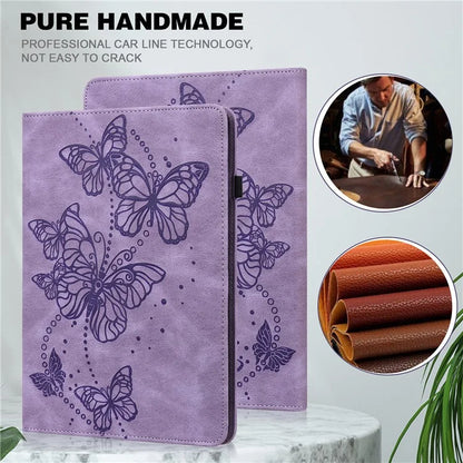 For Xiaomi Redmi Pad SE Case Butterfly Pattern Leather Tablet Cover with Card Slots