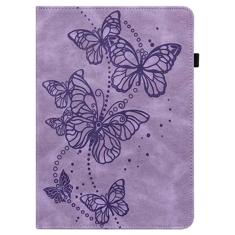 For Xiaomi Redmi Pad SE Case Butterfly Pattern Leather Tablet Cover with Card Slots