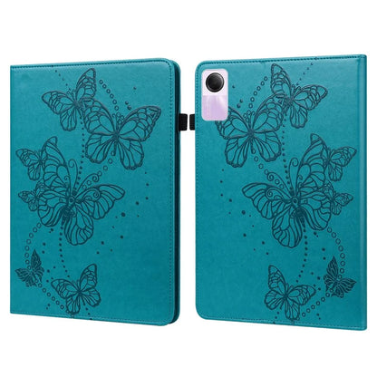 For Xiaomi Redmi Pad SE Case Butterfly Pattern Leather Tablet Cover with Card Slots