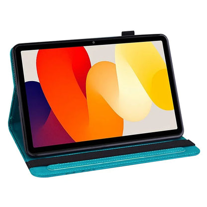 For Xiaomi Redmi Pad SE Case Butterfly Pattern Leather Tablet Cover with Card Slots