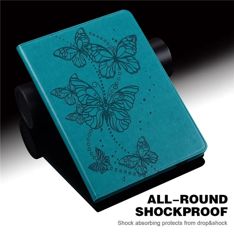 For Xiaomi Redmi Pad SE Case Butterfly Pattern Leather Tablet Cover with Card Slots