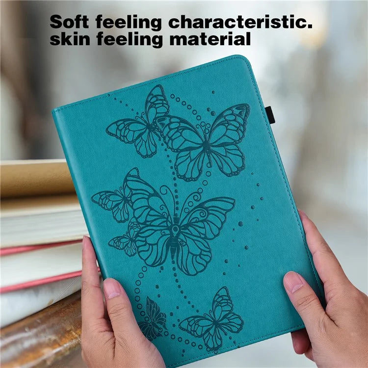 For Xiaomi Redmi Pad SE Case Butterfly Pattern Leather Tablet Cover with Card Slots