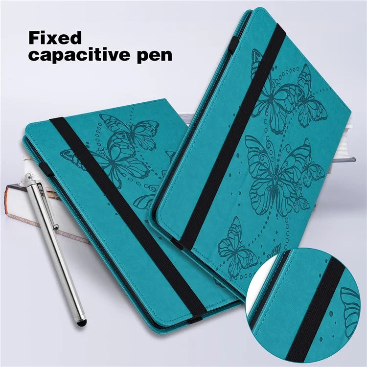 For Xiaomi Redmi Pad SE Case Butterfly Pattern Leather Tablet Cover with Card Slots