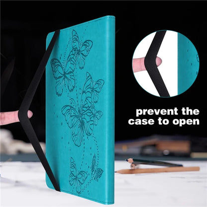 For Xiaomi Redmi Pad SE Case Butterfly Pattern Leather Tablet Cover with Card Slots