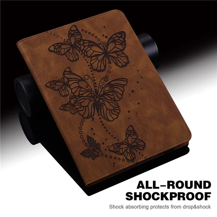 For Xiaomi Redmi Pad SE Case Butterfly Pattern Leather Tablet Cover with Card Slots