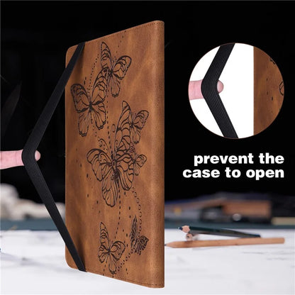 For Xiaomi Redmi Pad SE Case Butterfly Pattern Leather Tablet Cover with Card Slots