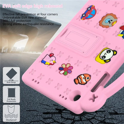 For Samsung Galaxy Tab A9+ Case EVA Protective Tablet Cover Kids Friendly Grip Handle Kickstand Case