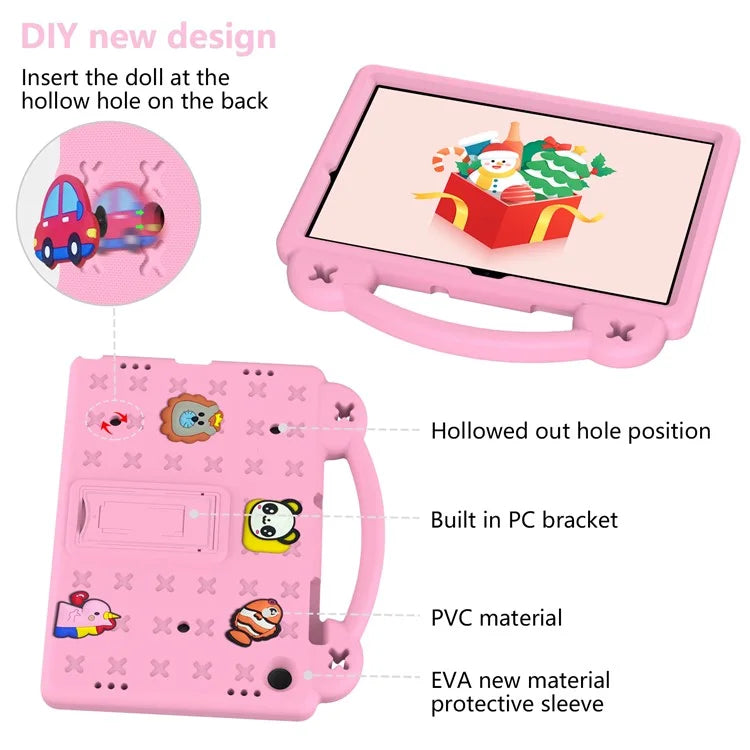 For Samsung Galaxy Tab A9+ Case EVA Protective Tablet Cover Kids Friendly Grip Handle Kickstand Case