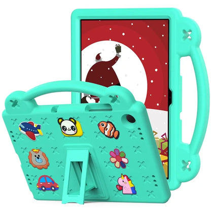 For Samsung Galaxy Tab A9+ Case EVA Protective Tablet Cover Kids Friendly Grip Handle Kickstand Case