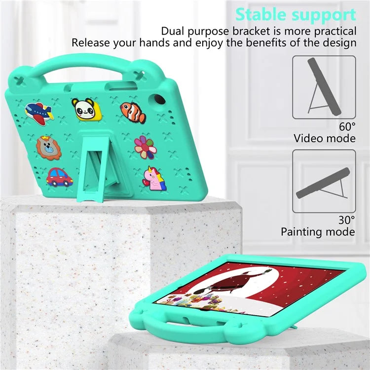 For Samsung Galaxy Tab A9+ Case EVA Protective Tablet Cover Kids Friendly Grip Handle Kickstand Case