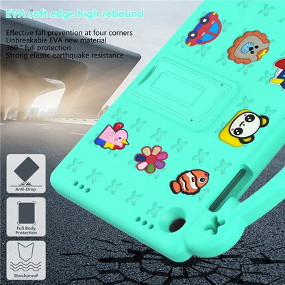 For Samsung Galaxy Tab A9+ Case EVA Protective Tablet Cover Kids Friendly Grip Handle Kickstand Case