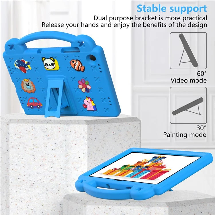 For Samsung Galaxy Tab A9+ Case EVA Protective Tablet Cover Kids Friendly Grip Handle Kickstand Case