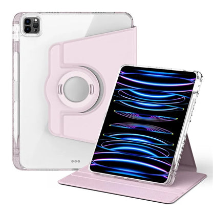 For iPad Pro 11 (2020) / (2021) / (2022) / iPad Air (2020) / (2022) Case PU+Acrylic Kickstand Tablet Cover