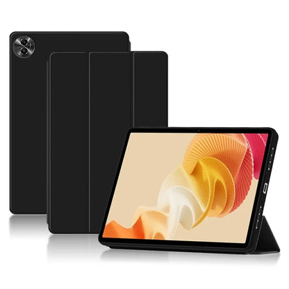 For Realme Pad 2 Trifold Stand Case PU Leather Smart Protective Tablet Cover