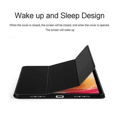 For Realme Pad 2 Trifold Stand Case PU Leather Smart Protective Tablet Cover