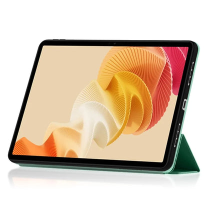 For Realme Pad 2 Trifold Stand Case PU Leather Smart Protective Tablet Cover