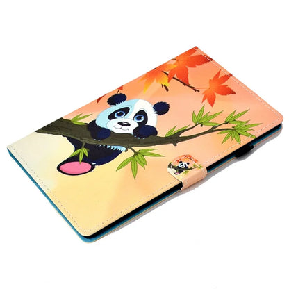 For Samsung Galaxy Tab A9+ Pattern Printing Stand Cover PU Leather Card Holder Tablet Case