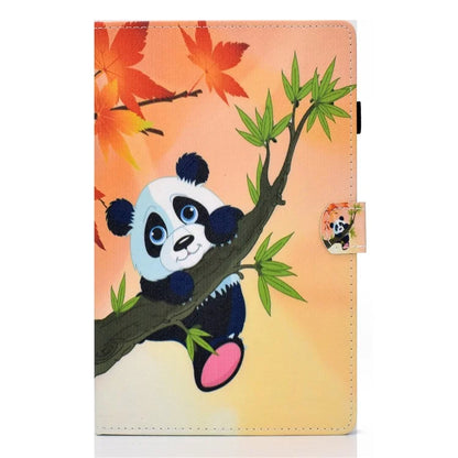 For Samsung Galaxy Tab A9+ Pattern Printing Stand Cover PU Leather Card Holder Tablet Case