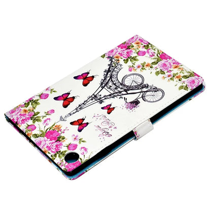 For Samsung Galaxy Tab A9+ Pattern Printing Stand Cover PU Leather Card Holder Tablet Case