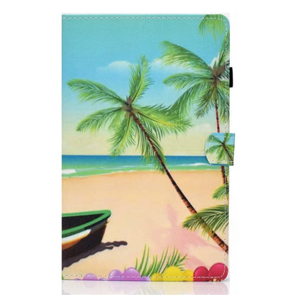 For Samsung Galaxy Tab A9+ Pattern Printing Stand Cover PU Leather Card Holder Tablet Case