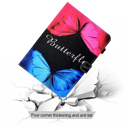 For Samsung Galaxy Tab A9+ Pattern Printing Stand Cover PU Leather Card Holder Tablet Case